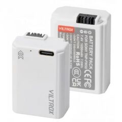 ​VILTROX Bateria TNP-FW50 1030mAh com porta USB-C