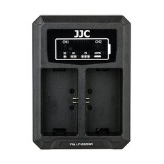 ​JJC Carregador USB Duplo para Baterias LP-E6 / LP-E6NH
