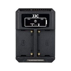 ​JJC Carregador USB Duplo para Baterias NP-F