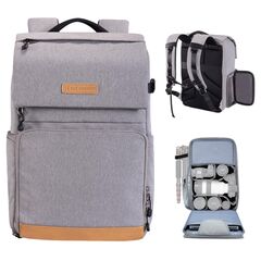 K&F CONCEPT Mochila Multifuncional Camera Backpack KF13.104V1 - 22L (Cinza)