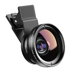 APEXEL Lente Smartphone  APL-0.45XWM 0.45x Grande Angular +12.5x Lente Macro