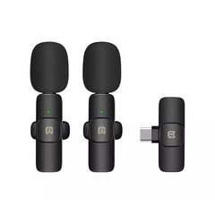 PULUZ Kit Microfone Wireless Lavalier - Lightning