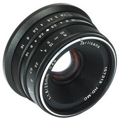 7ARTISANS 25mm f/1.8 para Nikon Z - Preto