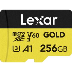 LEXAR Professional Gold MicroSDXC 180MB/s Classe 10 U3 UHS-II - 256GB