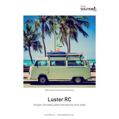 SOLUTION Papel para Impressora Jacto de Tinta LUSTER RC Ultra White 15X21 (240g/m2) - 100 Folhas