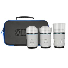 SIRUI Kit Sniper Series 23mm, 33mm, 56mm f/1.2 AF- Sony E (Silver)