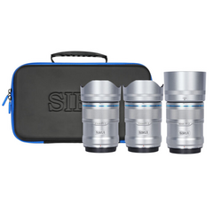 SIRUI Kit Sniper Series 23mm, 33mm, 56mm f/1.2 AF- Sony E (Silver)