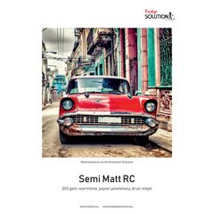 SOLUTION Papel para Impressora Jacto de Tinta SEMI MATT RC ULTRA WHITE 15x21cm (255g/m2) - 100 Folhas