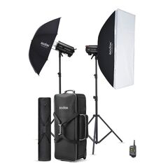 GODOX Kit Duplo Flash de Estúdio QT400IIIM 400W