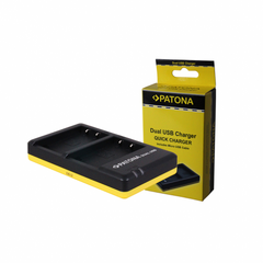 PATONA Carregador Duplo USB para Baterias Nikon EN-EL3 / EN-EL3e