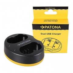 PATONA Carregador Duplo USB para Baterias Godox VB20
