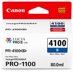 CANON Tinteiro Azul 80ml PFI-4100B
