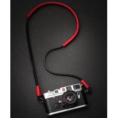 DEADCAMERAS Correia Slim - Vermelho e Preto/Dot Preto