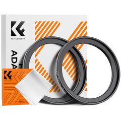 K&F CONCEPT Adaptador de Filtro Step-Up 52mm - 58mm + 2 Panos de Limpeza