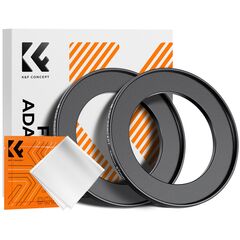 K&F CONCEPT Adaptador de Filtro Step-Up 49mm - 67mm + 2 Panos de Limpeza