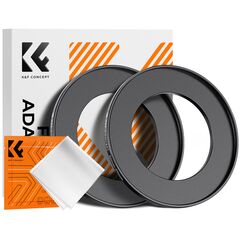 K&F CONCEPT Adaptador de Filtro Step-Up 52mm - 77mm + 2 Panos de Limpeza