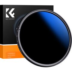 K&F CONCEPT Filtro Densidade Vari&aacute;vel ND2-ND2000 NANO-C Series &ndash; 72mm