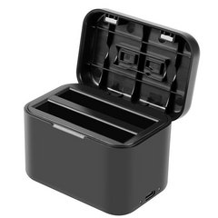 PULUZ Carregador para 2 Baterias para Insta360 X4