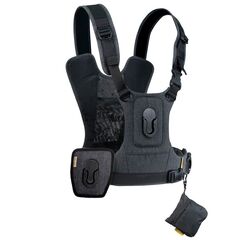 COTTON CARRIER Arn&ecirc;s de Torso com Suporte para 2 Cameras CCS G3 - Cinza