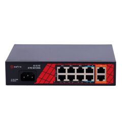 SAFIRE Switch POE 8 portas