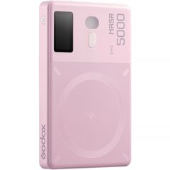 GODOX Iluminador LED RGB com Powerbank de Carregamento Magnético MA5R - Rosa