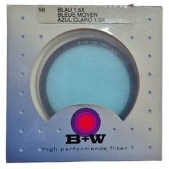 B+W Filtro Azul 1.5x 080 - 58mm