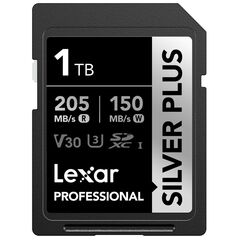 LEXAR Professional SDXC Silver Plus 205MB/s U3 UHS-I 4K - 1TB