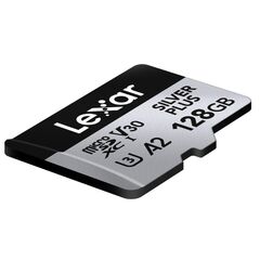 LEXAR Micro SDXC Silver Plus 205Mb/s Classe 10 V30 U3 UHS-I - 128GB