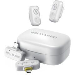 HOLLYLAND Lark A1 (2TX + 2RX [USB-C + Lightning]) - Duo Combo Branco