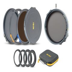 NISI JetMag Pro Kit de Sistema de Filtros Magn&eacute;ticos VND + ND16 + Blackmist 82mm