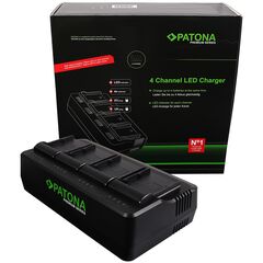 PATONA Carregador Premium 4 Baterias para BP-A30 / BP-A60 / BP-A65