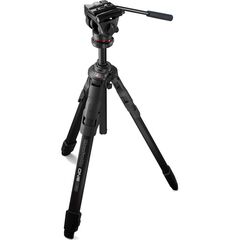 MANFROTTO Trip&eacute; de Alum&iacute;nio ONE + MANFROTTO Cabe&ccedil;a 500X