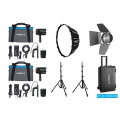 NANLITE Kit Duplo Iluminador LED Bi-Color FORZA 60B II