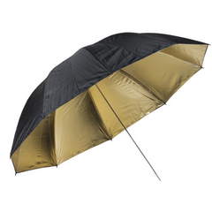 QUADRALITE Sombrinha Refletora Dourada - 150cm