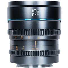 SIRUI Nightwalker 75mm T1.2 S35 Canon RF - Cinza