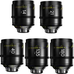DZO FILM Kit Arles Prime 14mm, 21mm, 40mm, 135mm, 180mm PL-Mount