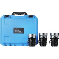 SIRUI Kit IronStar 35mm, 45mm, 60mm T1.9 Anamórficas 1.5x PL-Mount / Canon EF - Neutral Flare
