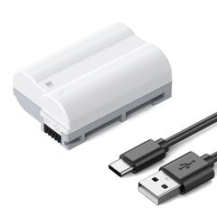 K&F CONCEPT Bateria com Carregamento USB-C EN-EL15C 2600mAh