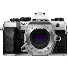OM SYSTEM OM-5 Mark II Prata - Corpo