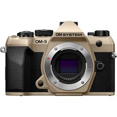 OM SYSTEM OM-5 Mark II Sand Beige - Corpo