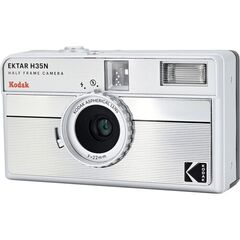 KODAK C&acirc;mera Fotogr&aacute;fica Anal&oacute;gica Half-Frame Reutiliz&aacute;vel Ektar H35N - Cinza