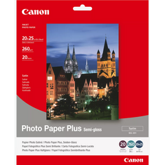 CANON Papel para Impressora Jato de Tinta Semi Brilhante SG-201 25x30cm - 20 folhas