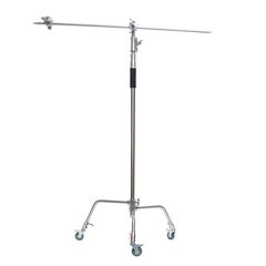CARUBA C-Stand com bra&ccedil;o articulado e rodas LS-9W