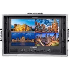 SEETEC Monitor ATEM173S-CO 17.3" SDI com Flight Case