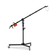 MANFROTTO Girafa Super Boom com Suporte, Coluna e Rodas