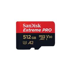 SANDISK Extreme Pro MicroSDXC 200Mb/s V30 U3 UHS-I - 512GB