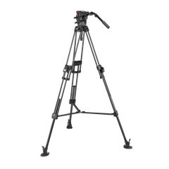 MANFROTTO Cabe&ccedil;a de V&iacute;deo 526 com Trip&eacute; Duplo de Carbono 645 Fast Twin