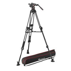 MANFROTTO S&eacute;rie Nitrotech 612 com Trip&eacute; Duplo de Alum&iacute;nio 645 Fast Twin
