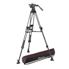 MANFROTTO S&eacute;rie Nitrotech 612 com Trip&eacute; Duplo de Carbono 645 Fast Twin