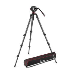 MANFROTTO Cabe&ccedil;a Esf&eacute;rica 504X com Trip&eacute; de Carbono de Perna &Uacute;nica 536